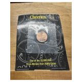 Cheerios First minted pennies in 2000