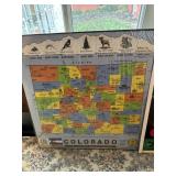 Colorado puzzle map