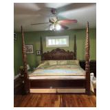 High Post King size bed-clean