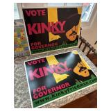 Vote Kinky for Governor posters