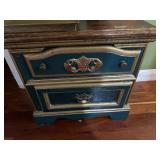 Wooden handpainted nightstand
