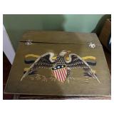 Wooden keepsake box-hinges need tightening