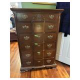 Wooden Tall Boy style chest of drawers