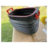 Pair of collaspible buckets