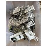 Tub of misc fishing lures