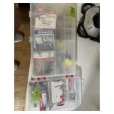 Organizers w/misc fishing lures
