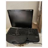 Keyboard and monitor