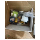 Box of misc fishing supplies