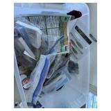 Tub of misc fishing lures