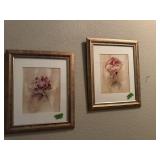 Framed Water Color look prints