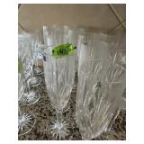 Waterford set of 9 glasses