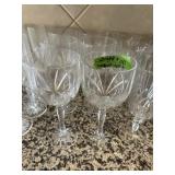 Waterford set of 6 glasses