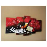 36" Painted home decor