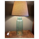 Pair of glass based lamps