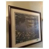 Large framed print