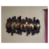 48" Metal wall art
