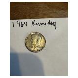 1964 Kennedy Silver dollar