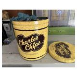 Charlies Chip tin w/wheels