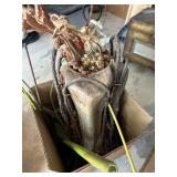 Wooden ?flower vase