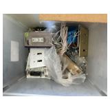 Box of electrical accessories