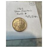 1925 Stone Mountain half dollar 90% Silver