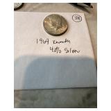1969 Kennedy Half dollar 40% Silver