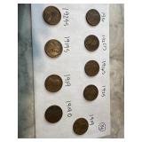 Misc Wheat pennies