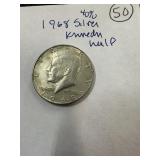 1968 Silver Kennedy 40% Silver