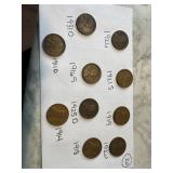 Misc lot of Wheat pennies