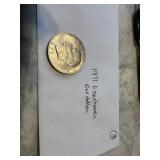 1971 Eisenhower dollar coin
