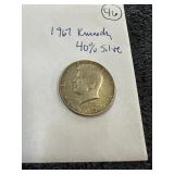 1967 Kennedy 40% silver half