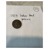 1879 Indian Head penny
