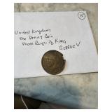 United Kingdom 1cent coin