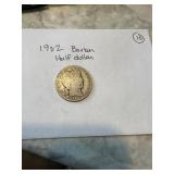 1902 Barber half dollar
