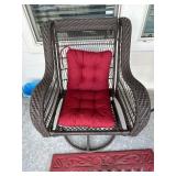 Wicker outdoor chair