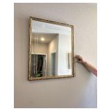Framed Beveled mirror