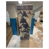Blue and white porcelain planter