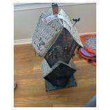 Large metal birdhouse