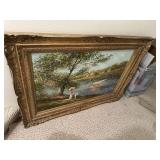 48" Framed Oil painting