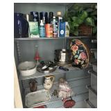 MIsc contents of kitchen closet