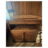 Oak cabinet