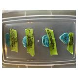 Misc torquise stones