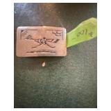 Sterling silver beltbuckle-handcrafted