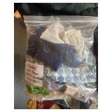 Vintage bag of doll clothes