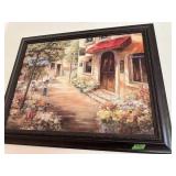 Large framed picture