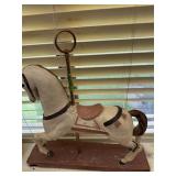 14" Carrousel horse-damage to back ler