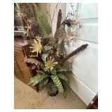 Faux floral decor