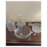 Misc Waterford, misc glass lot