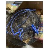 Metal fishing basket