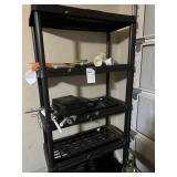 6ft +Utility shelf w/misc contents